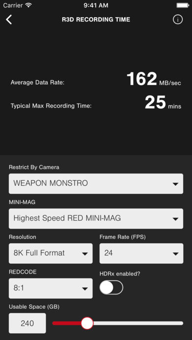Mise à jour de l'application RED Tools App